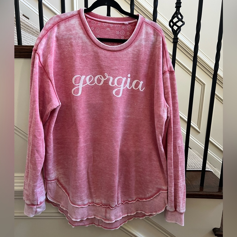 Georgia Bulldogs Pressbox Sweatshirt XXL 2XL UGA